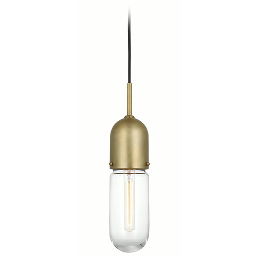 Visual Comfort Signature Collection Thomas OBrien Junio Pendant in Antique Brass by VC Signature TOB5645HABCG1