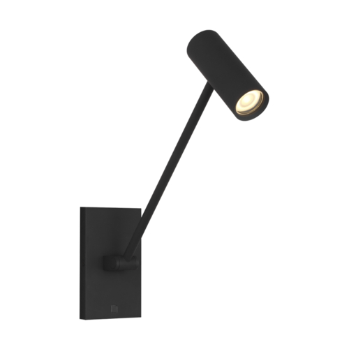 Visual Comfort Modern Collection Visual Comfort Modern Collection Ponte Nightshade Black LED Swing Arm Lamp SLTS14530B