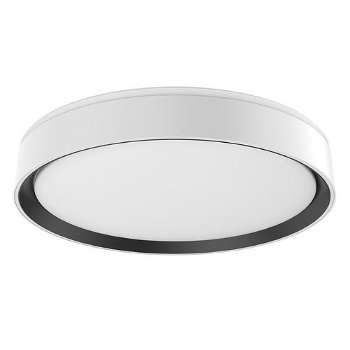 Kuzco Lighting Kuzco Lighting Essex White / Black LED Flushmount Light FM43916-WH/BK-5CCT