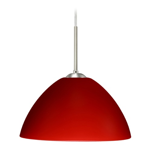 Besa Lighting Tessa Satin Nickel LED Pendant Light