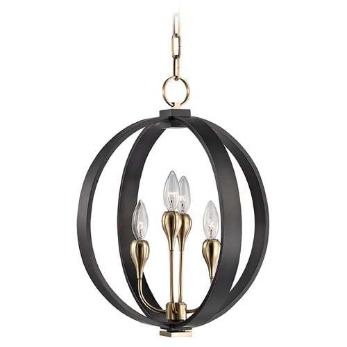 Hudson Valley Lighting Dresden 4-Light Orb Chandelier in Old Bronze by Hudson Valley Lighting 6716-AOB