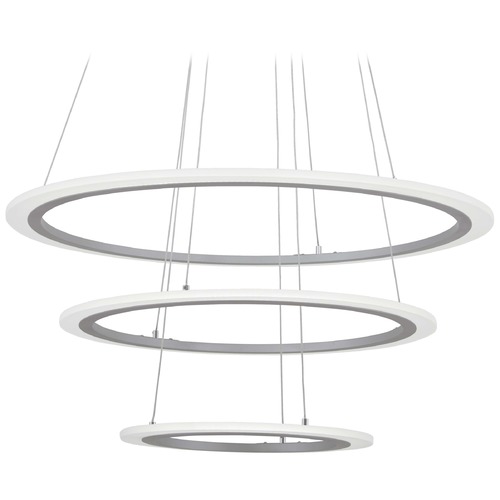 George Kovacs Lighting Discovery 31.25-Inch LED Pendant in Silver by George Kovacs P8143-609-L