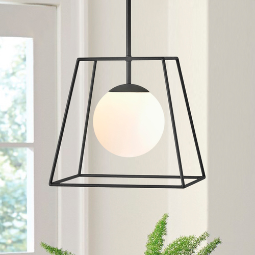 Hinkley Jonas 13-Inch Wide Black Pendant by Hinkley Lighting 4377BK