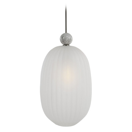 Creme Brushed Nickel Pendant Light by Uttermost Lighting