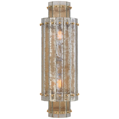 Visual Comfort Signature Collection Carrier & Company Cadence Sconce in Antique Brass by Visual Comfort Signature S2651HABAM