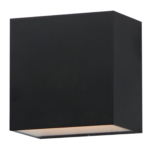 ET2 Lighting Blok 6.25-Inch LED Outdoor Wall Sconce in Black by ET2 Lighting E23218-BK