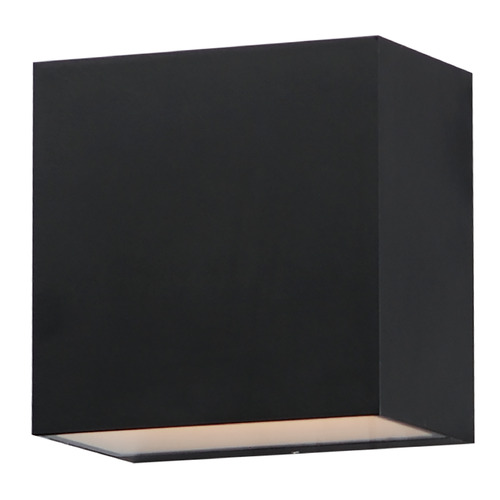 Blok 6.25-Inch LED Outdoor Wall Sconce in Black by ET2 Lighting