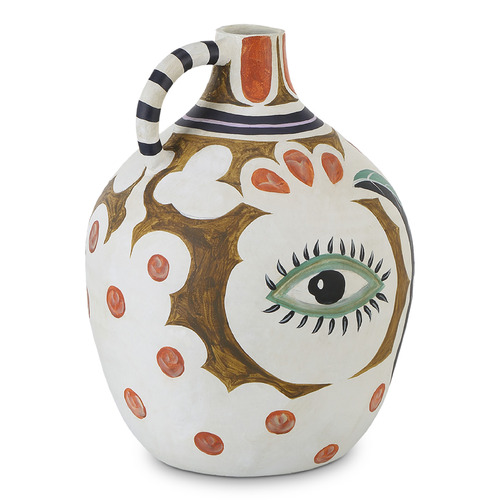 Currey and Company Hamsa Multicolor Vase
