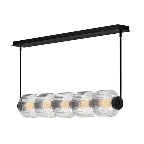 Reign 49.25-Inch LED Linear Light in Black by Fredrick Ramond