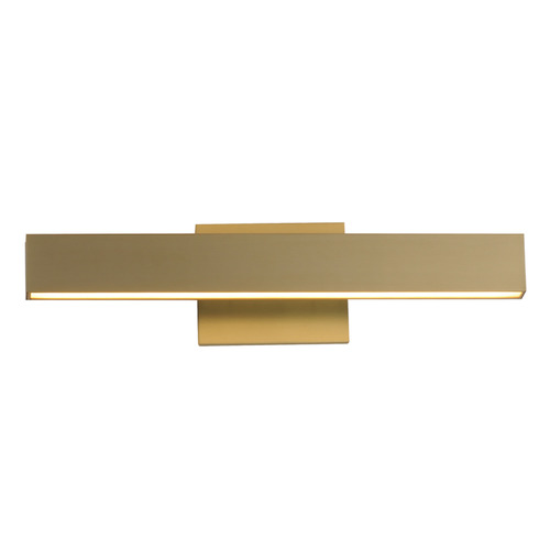 Et2 Alumilux Sideline - Bath Vanity Satin Brass LED Vertical Bathroom Light