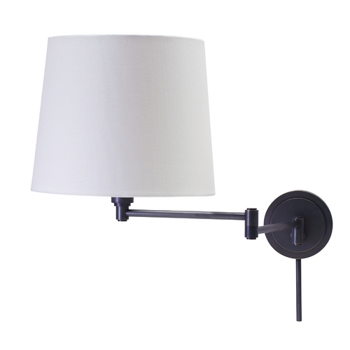 Townhouse Swing-Arm Lamp in Oil Rubbed Bronze by House of Troy Lighting