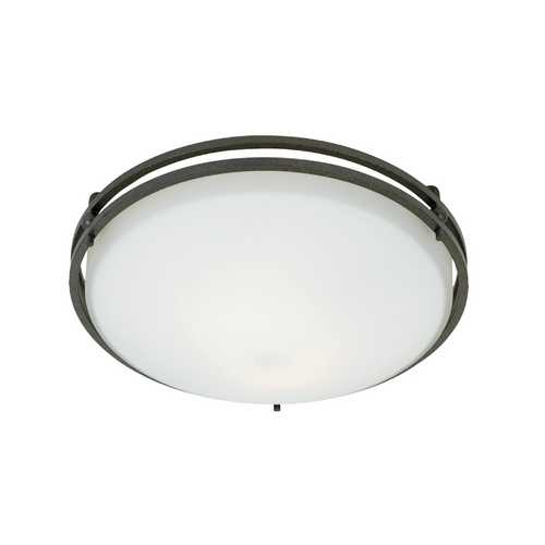 Quoizel Lighting Ozark 13-Inch Flush Mount in Iron by Quoizel Lighting OZ1613IN