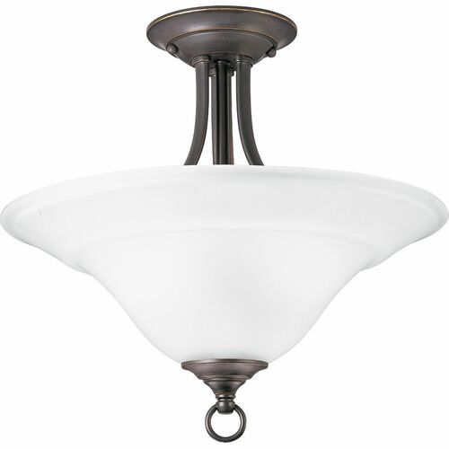 Trinity Semi-Flush Mount in Bronze by Progress Lighting