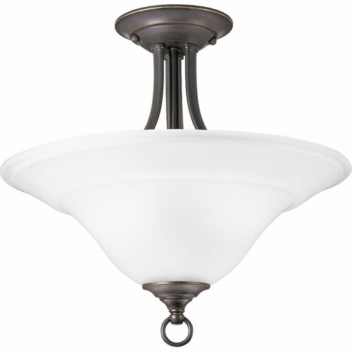 Progress Lighting Trinity Semi-Flush Mount in Bronze by Progress Lighting P3473-20