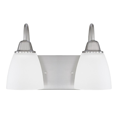 Trenton 12.75-Inch Brushed Nickel Bath Light by HomePlace by Capital Lighting