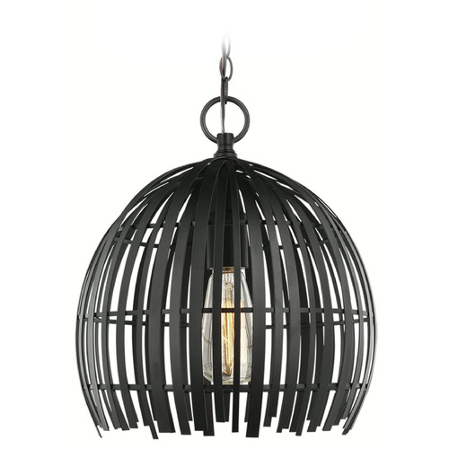 Visual Comfort Studio Collection Visual Comfort Studio Collection Hanalei Midnight Black Pendant Light with Bowl / Dome Shade 6522701-112