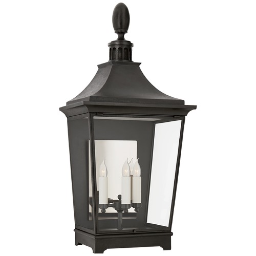 Visual Comfort Signature Collection Rudolph Colby Rosedale Wall Lantern in French Rust by Visual Comfort Signature RC2029FRCG