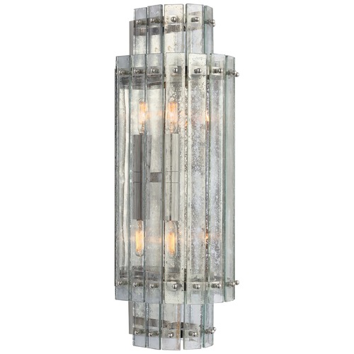 Visual Comfort Signature Collection Carrier & Company Cadence Sconce in Polished Nickel by Visual Comfort Signature S2651PNAM