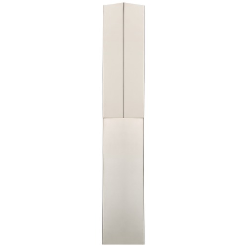 Visual Comfort Signature Collection Kelly Wearstler Rega 30-Inch Folded Sconce in Nickel by Visual Comfort Signature KW2783PN