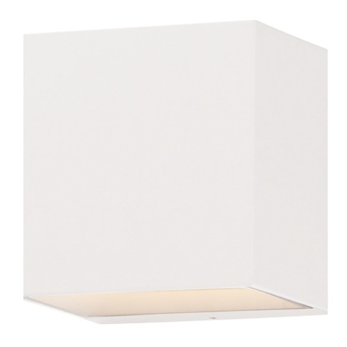 Blok 6.25-Inch LED Outdoor Wall Sconce in White by ET2 Lighting