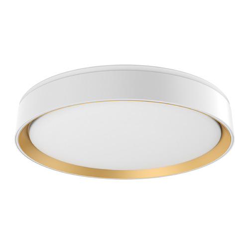 Kuzco Lighting Kuzco Lighting Essex White / Gold LED Flushmount Light FM43916-WH/GD-5CCT