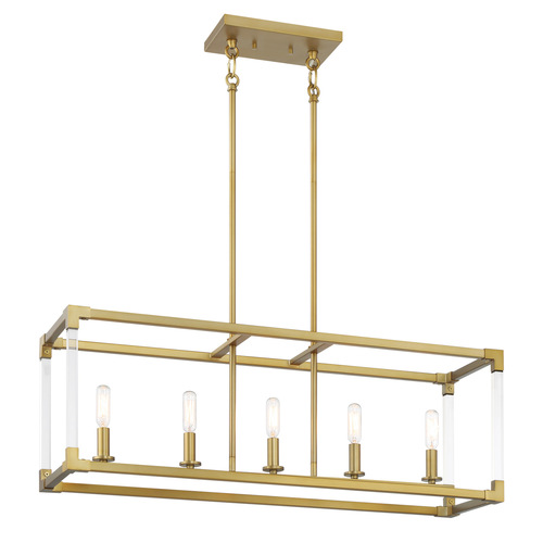 Minka Lavery Minka Lavery Oro District Soft Brass LED Island Light 1459-695