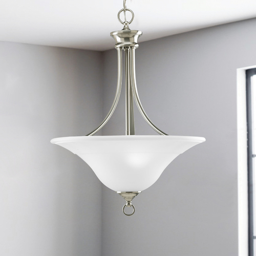 Progress Lighting Trinity Pendant in Brushed Nickel by Progress Lighting P3474-09