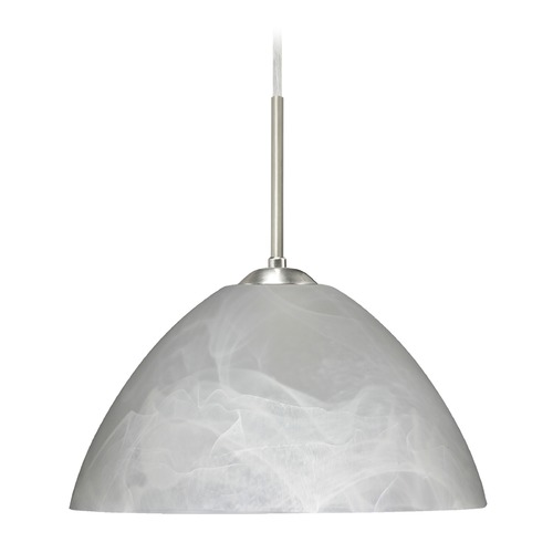 Besa Lighting Tessa Satin Nickel LED Pendant Light