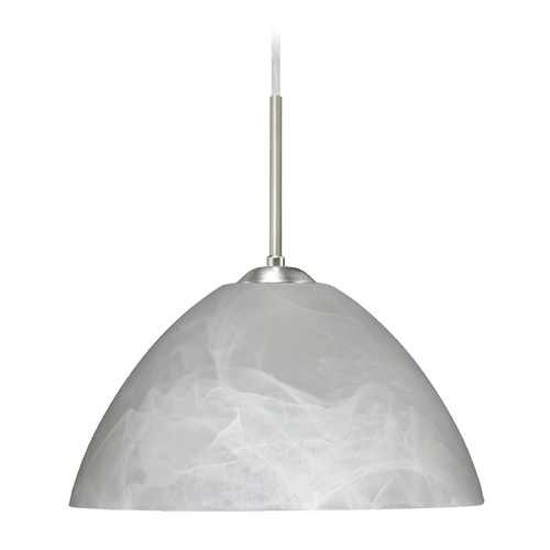 Besa Lighting Besa Lighting Tessa Satin Nickel LED Pendant Light 1JT-420152-LED-SN