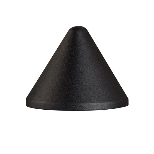 Fundamentals 12V LED Deck Light in Texture Black 2700K by Kichler Lighting