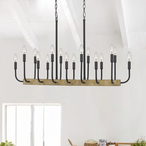 Coda Matte Black Linear Light by Quoizel Lighting