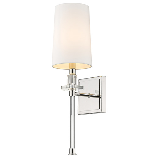 Z-Lite Sophia Polished Nickel Sconce by Z-Lite 803-1S-PN