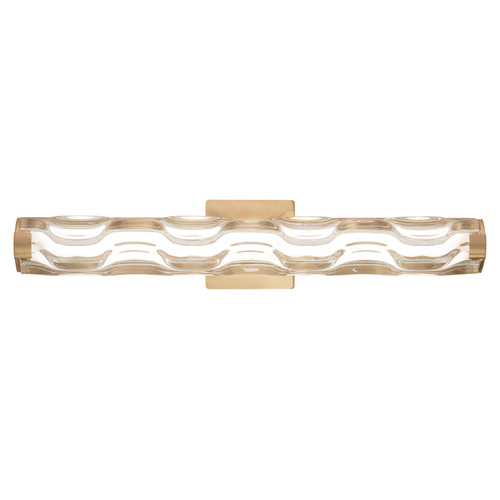 Vaxcel Lighting Marseille Natural Brass LED Vertical Bathroom Light