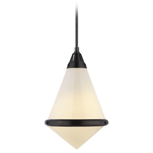 Visual Comfort Signature Collection Thomas OBrien Gale Pendant in Bronze by Visual Comfort Signature TOB5156BZWG