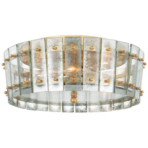 Carrier & Company Cadence Flush Mount in Brass by Visual Comfort Signature