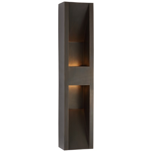 Visual Comfort Signature Collection Kelly Wearstler Tribute Large Sconce in Bronze by Visual Comfort Signature KW2764BZ