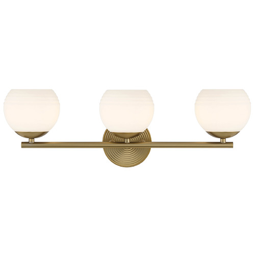 Designers Fountain Moon Breeze Brushed Gold Bathroom Light