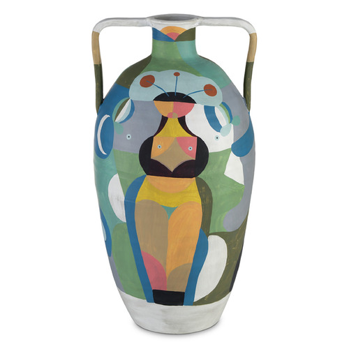 Currey and Company Amphora Multicolor Vase