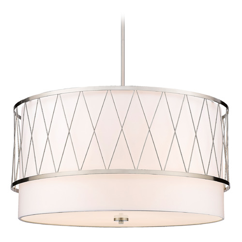 Dalton Brushed Nickel Pendant by Z-Lite