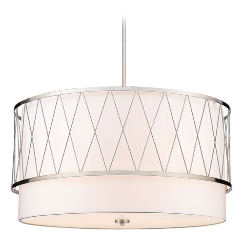 Z-Lite Dalton Brushed Nickel Pendant by Z-Lite 198-32BN