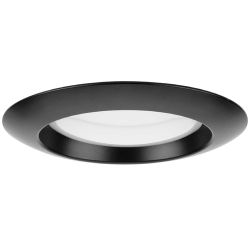 Progress Lighting 6-Inch Textured Black Selectable LED Trim