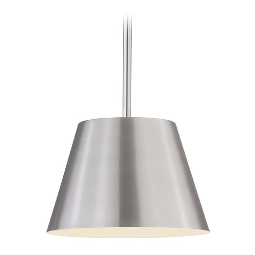 Z-Lite Lilly Brushed Nickel Pendant Light with Empire Shade