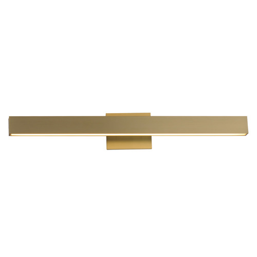Et2 Alumilux Sideline - Bath Vanity Satin Brass LED Vertical Bathroom Light