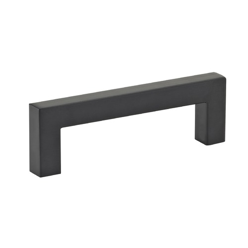 Seattle Hardware Co Black Cabinet Pull 3-3/34-Inch Center to Center HW2-414-BK