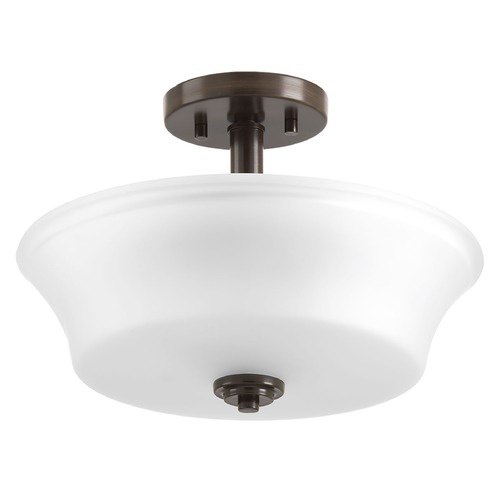 Progress Lighting Cascadia Semi-Flush Mount in Bronze by Progress Lighting P3644-20