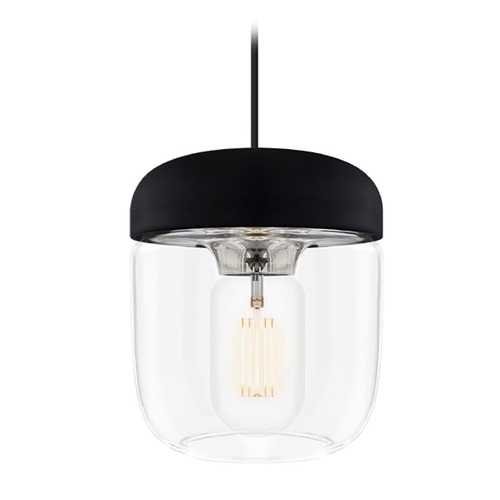 UMAGE Mid-Century Modern LED Mini-Pendant Light Black Acorn by UMAGE 2081_4008_4040