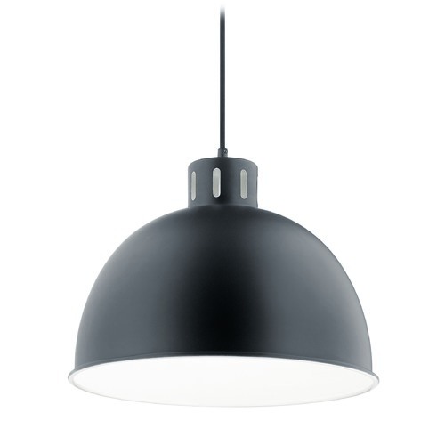 Kichler Lighting Zailey 12.50-Inch Black Pendant by Kichler Lighting 52153BK