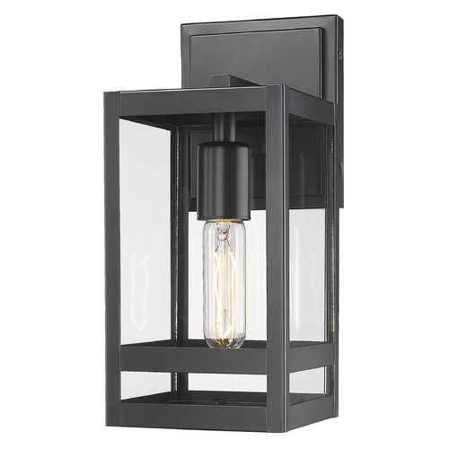 Nuri Black Outdoor Wall Light by Z-Lite