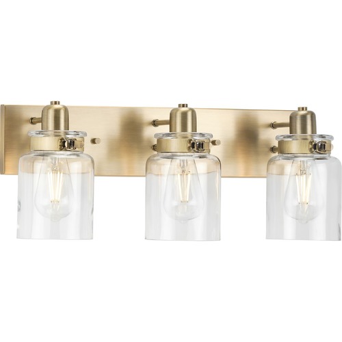Calhoun 21.63-Inch Bath Light in Vintage Brass by Progress Lighting