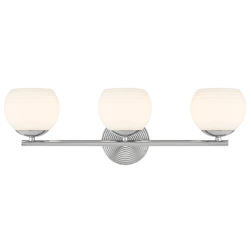 Designers Fountain Moon Breeze Polished Nickel Bathroom Light